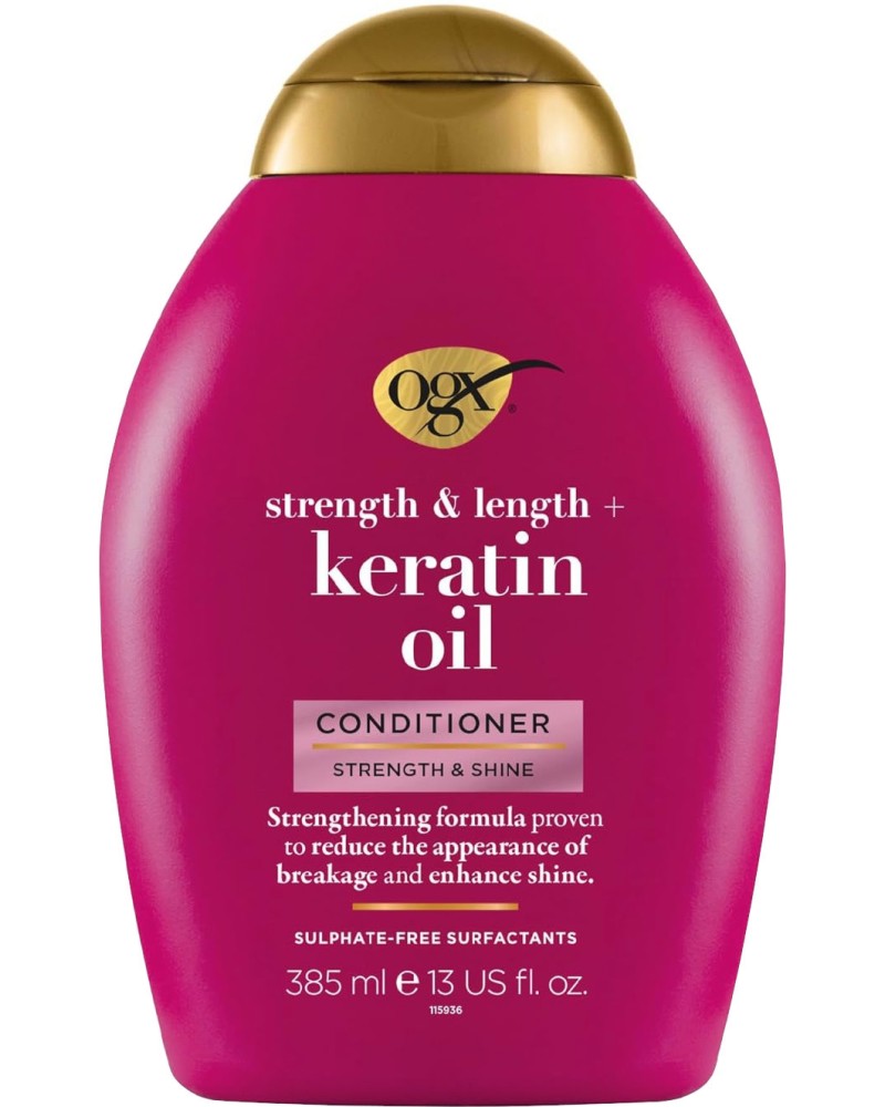 OGX Strength& Length Keratin Oil Conditioner -      - 