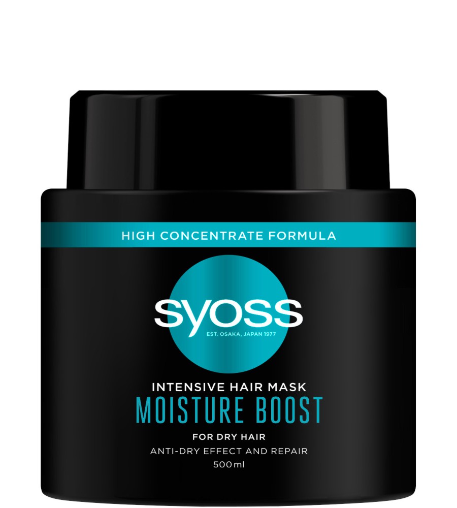 Syoss Moisture Boost Intensive Hair Mask - Хидратираща маска за суха коса - маска