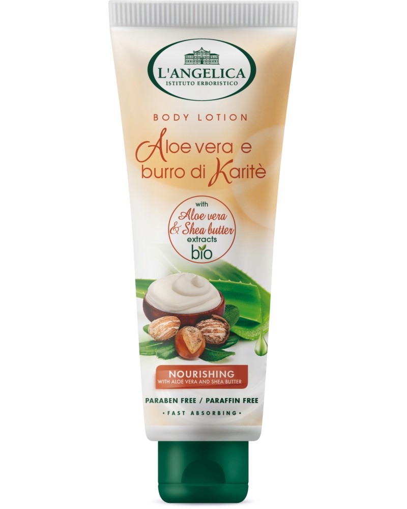 L'Angelica Aloe Vera & Shea Butter Nourishing Body Lotion -             - 