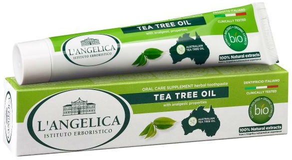 L'Angelica Tea Tree Oil Herbal Toothpaste -       -   