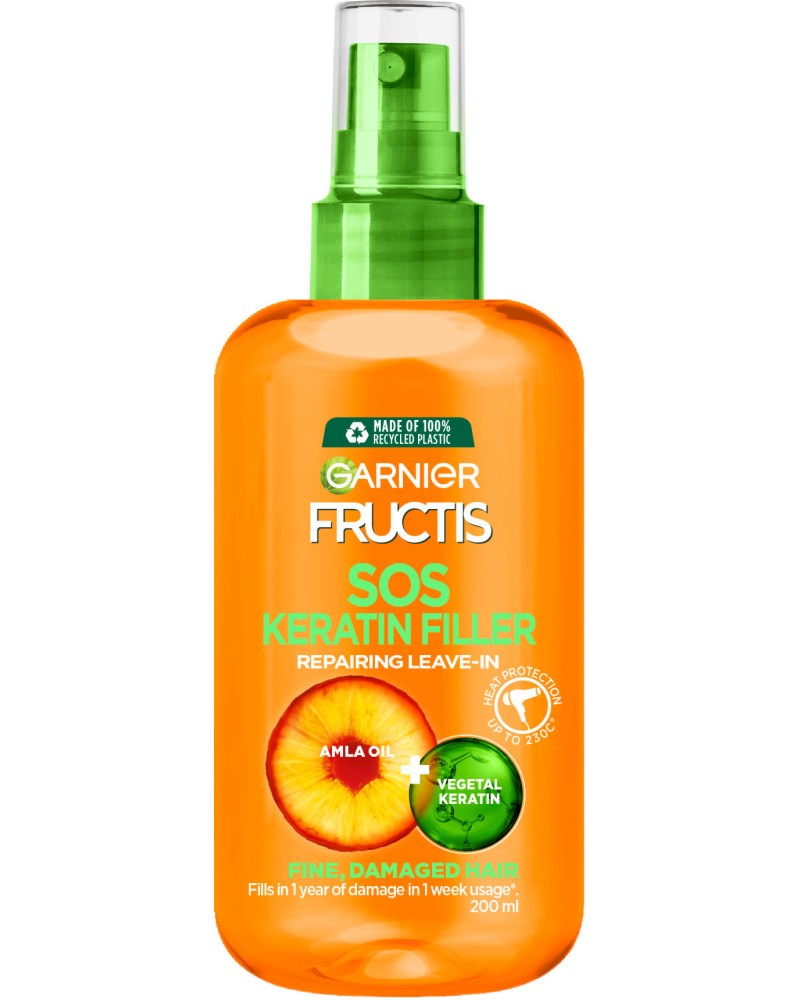 Garnier Fructis SOS Keratin Filler Repairing Leave-in -         Fructis SOS Repair - 