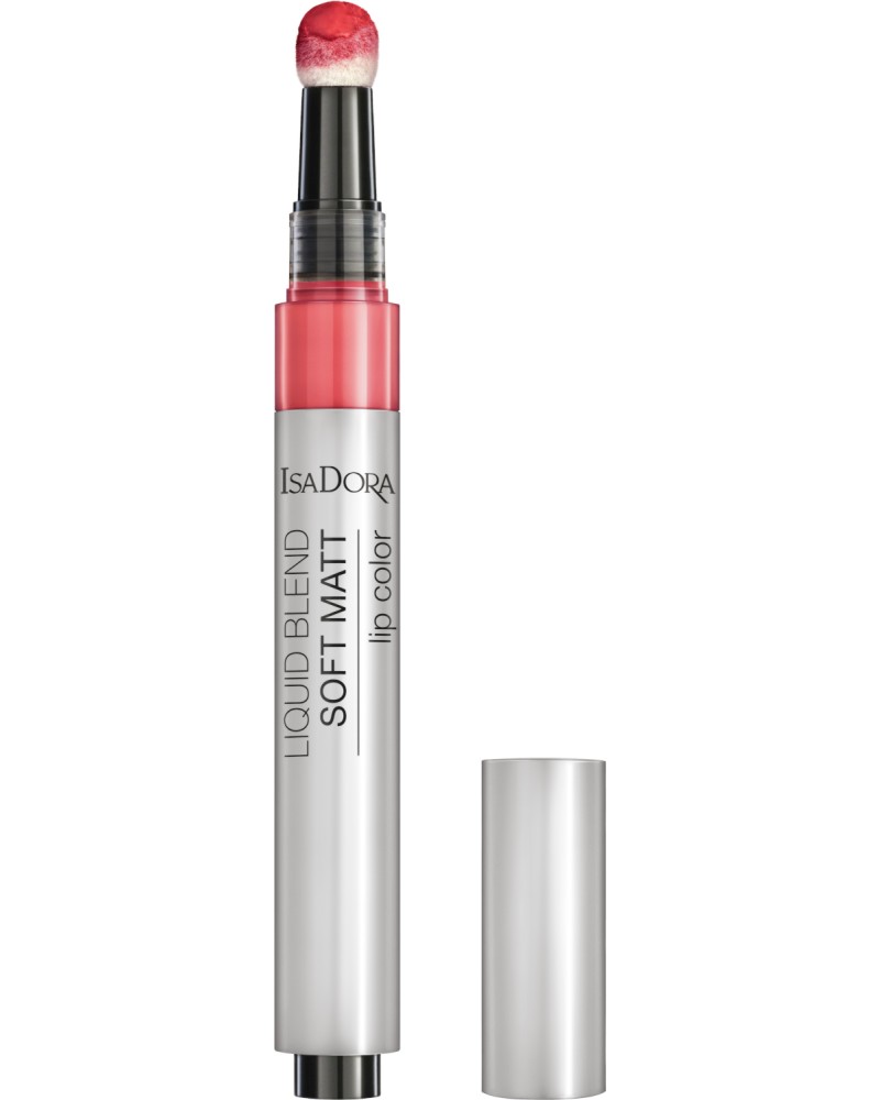 IsaDora Liquid Blend Soft Matt Lip Color - Течно червило с матов ефект - червило