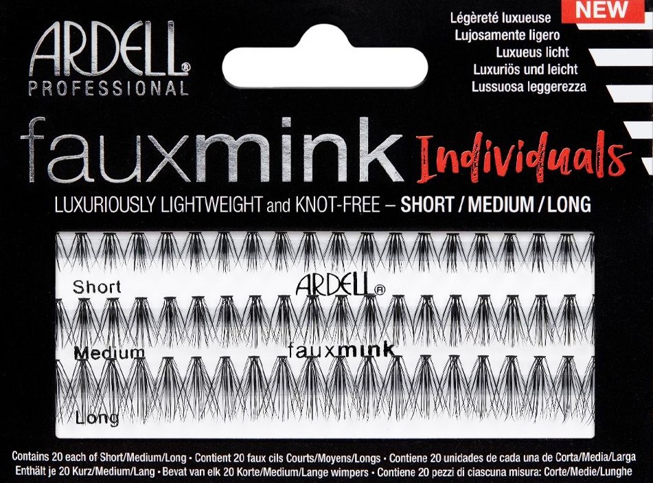 Ardell Faux Mink Individuals Combo Pack Ardell Faux Mink Individuals Combo Pack - Изкуствени мигли на снопчета от серията Faux Mink - продукт