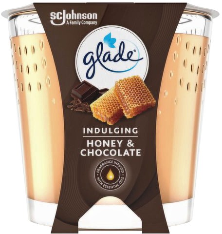 Ароматна свещ Glade - С аромат на мед и шоколад - продукт