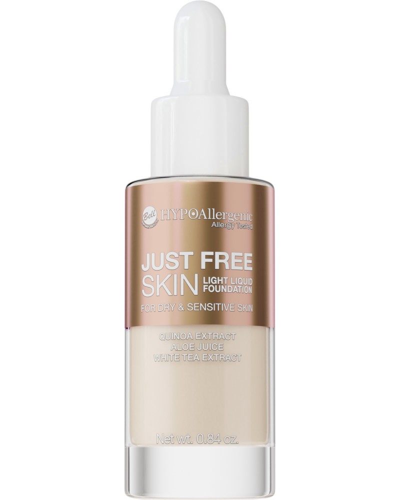 Bell HypoAllergenic Just Free Skin Light Liquid Foundation -         HypoAllergenic -   