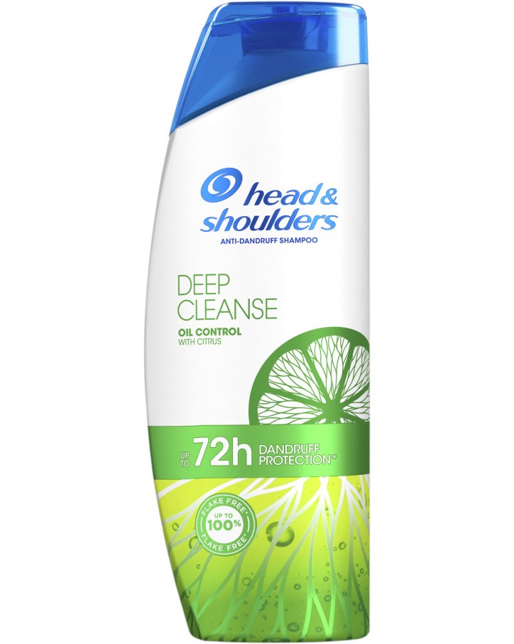 Head & Shoulders Deep Cleanse Oil Control Shampoo - Шампоан против пърхот за мазна коса - шампоан