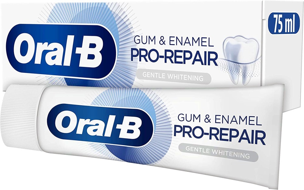 Oral-B Gum & Enamel Pro-Repair Gentle Whitening -     -   