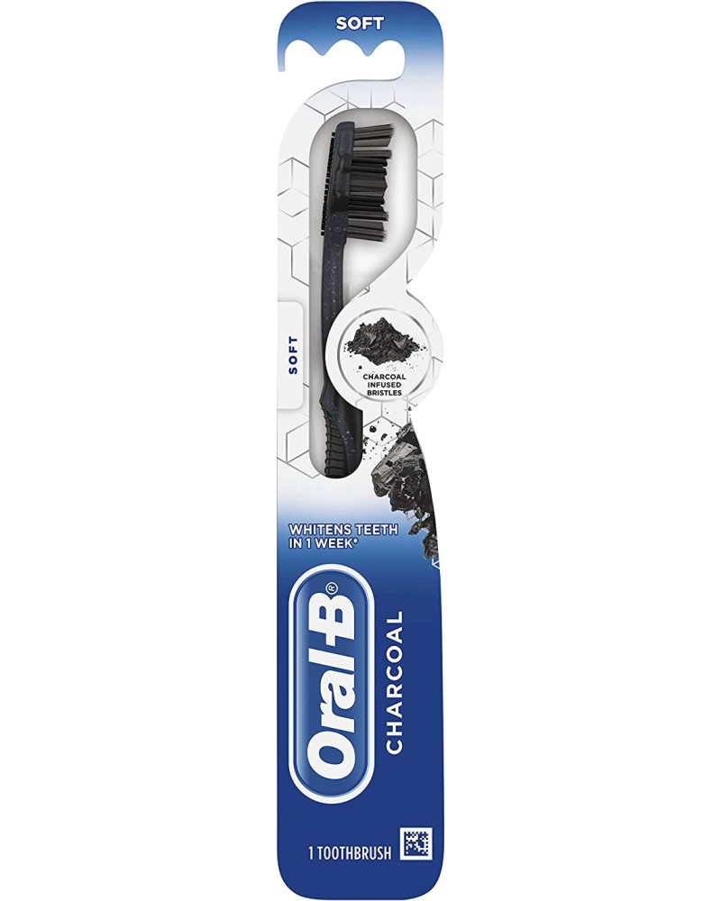 Oral-B Charcoal Toothbrush Soft -       - 