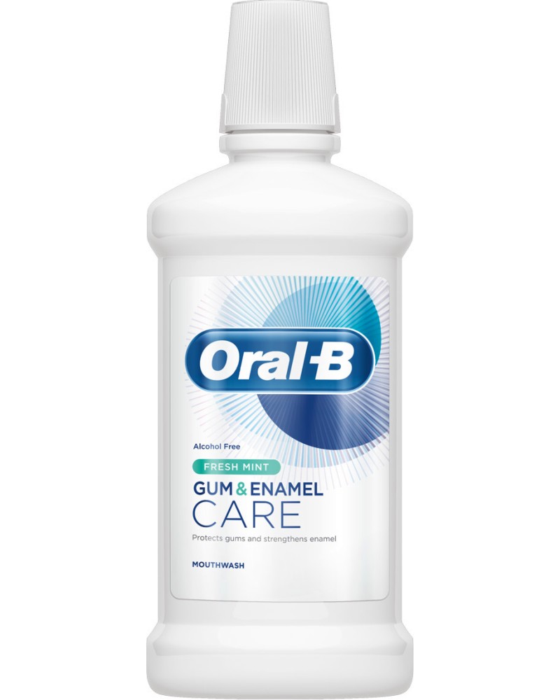 Oral-B Gum & Enamel Care Mouthwash Fresh Mint -          - 