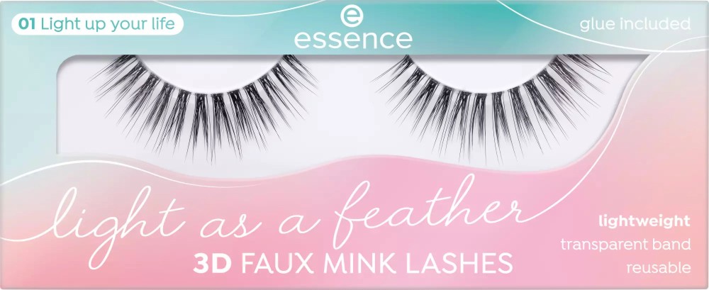 Essence 3D Faux Mink Lashes 01 Light Up Your Life -       - 