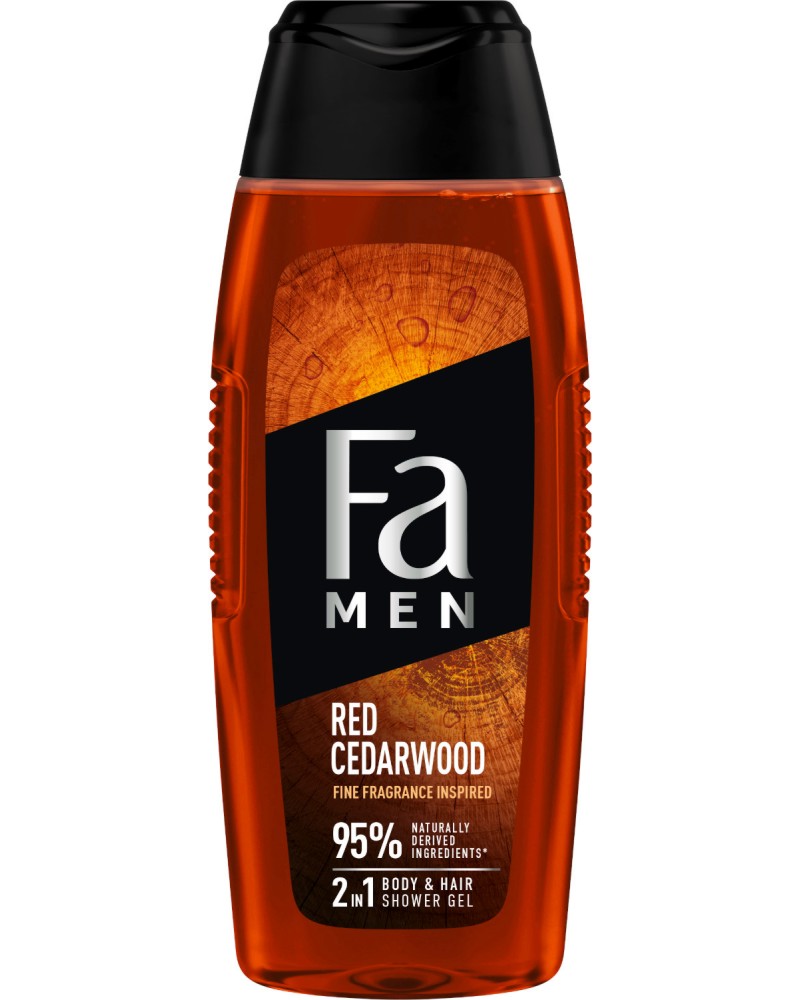 Fa Men Red Cedarwood 2 in 1 Body & Hair Shower Gel -         -  