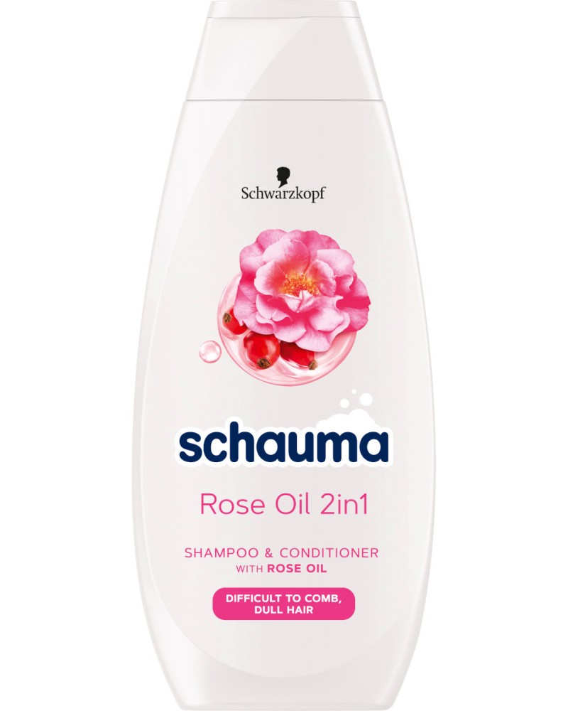 Schauma Rose Oil 2 in 1 Shampoo & Conditioner -    2  1        - 