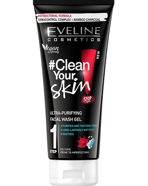 Eveline Clean Your Skin Wash Gel -        Clean Your Skin - 