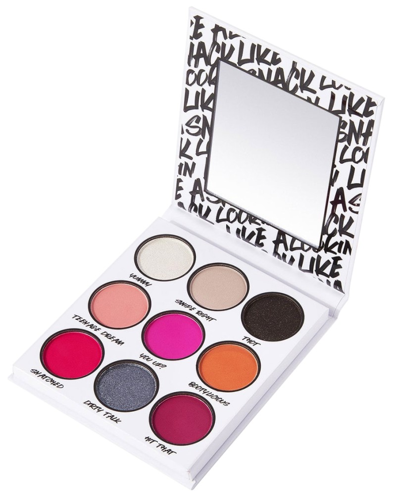BH Cosmetics Lookin Like a Snack BH Cosmetics Lookin Like a Snack - Палитра с 9 цвята сенки от серията Say it! - сенки