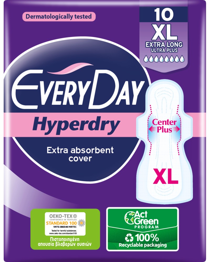 EveryDay Extra Long Ultra Plus Hyperdry - 10  18    -  