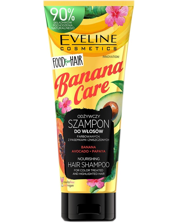 Eveline Banana Care Hair Shampoo -       Food For Hair - 