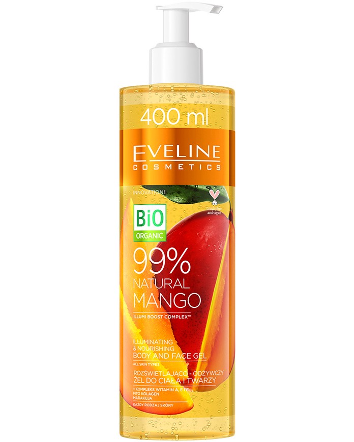 Eveline 99 % Natural Mango Body & Face Gel -         - 