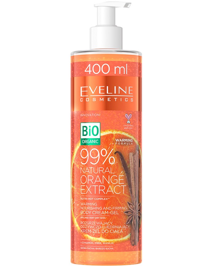 Eveline 99 % Natural Orange Nourishing & Firming Cream-Gel -    -      - 