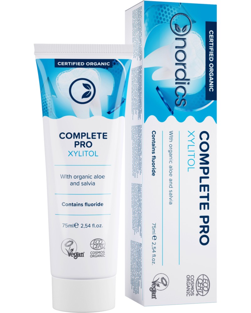 Nordics Complete Pro Organic Toothpaste -         -   