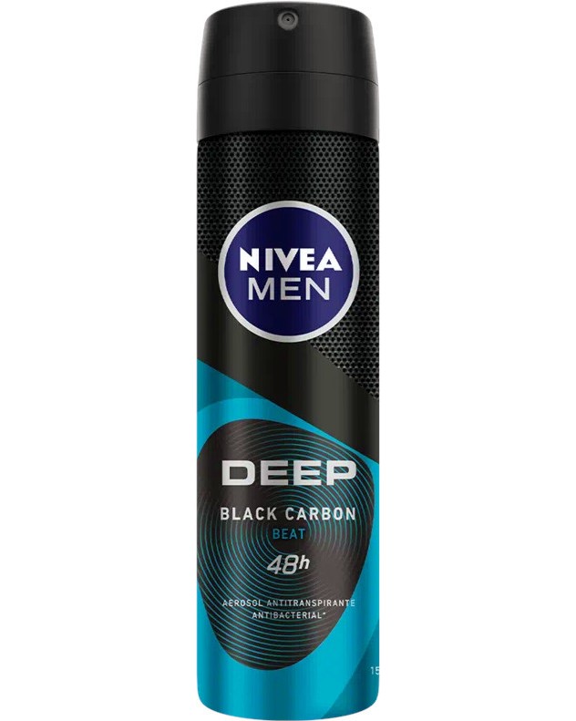 Nivea Men Deep Beat Anti-Perspirant Nivea Men Deep Beat Anti-Perspirant - Дезодорант за мъже против изпотяване от серията Deep - дезодорант