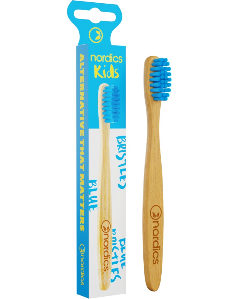 Nordics Kids Bamboo Toothbrush -      - 