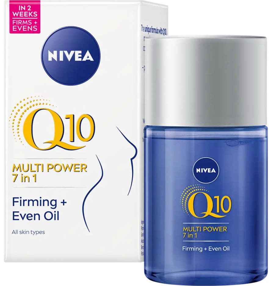 Nivea Q10 Multi Power 7 in 1 Firming + Even Body Oil -       Q10 - 