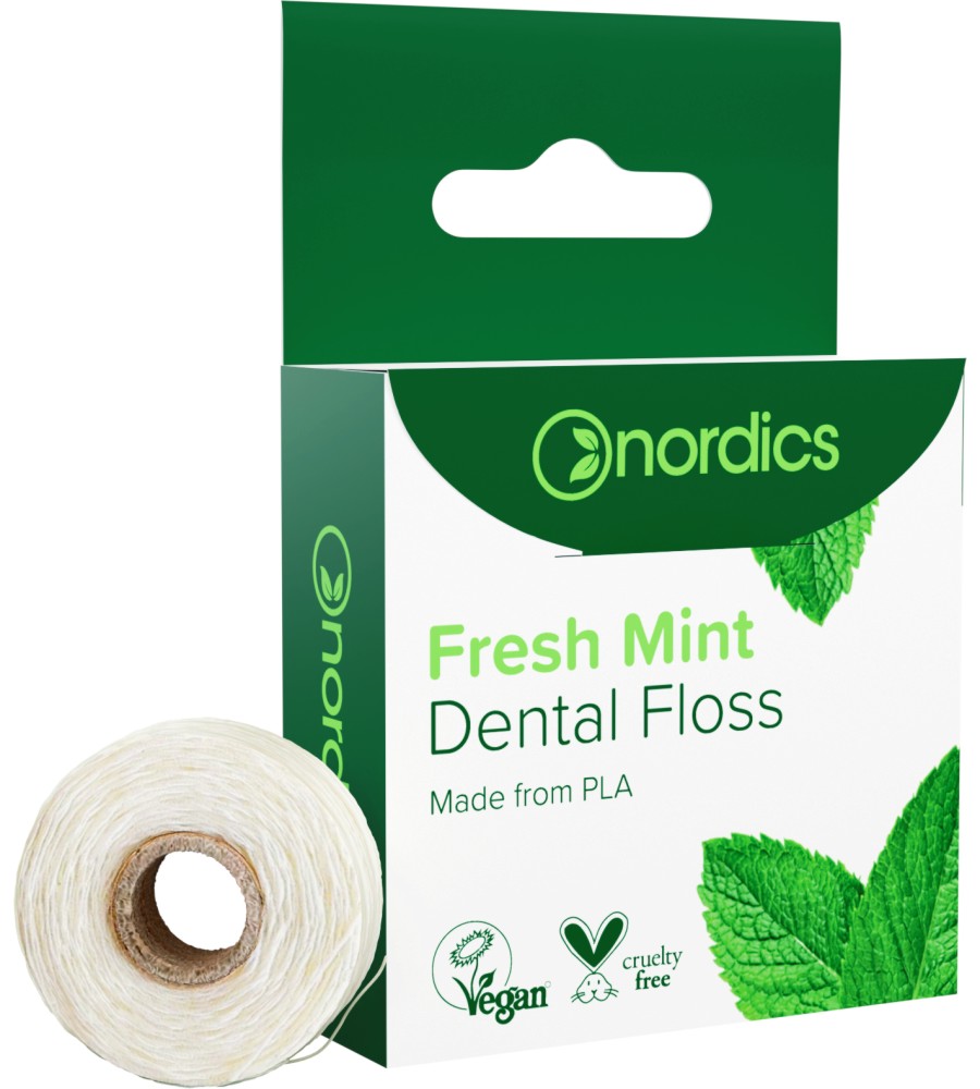 Nordics Dental Floss Fresh Mint -        - 