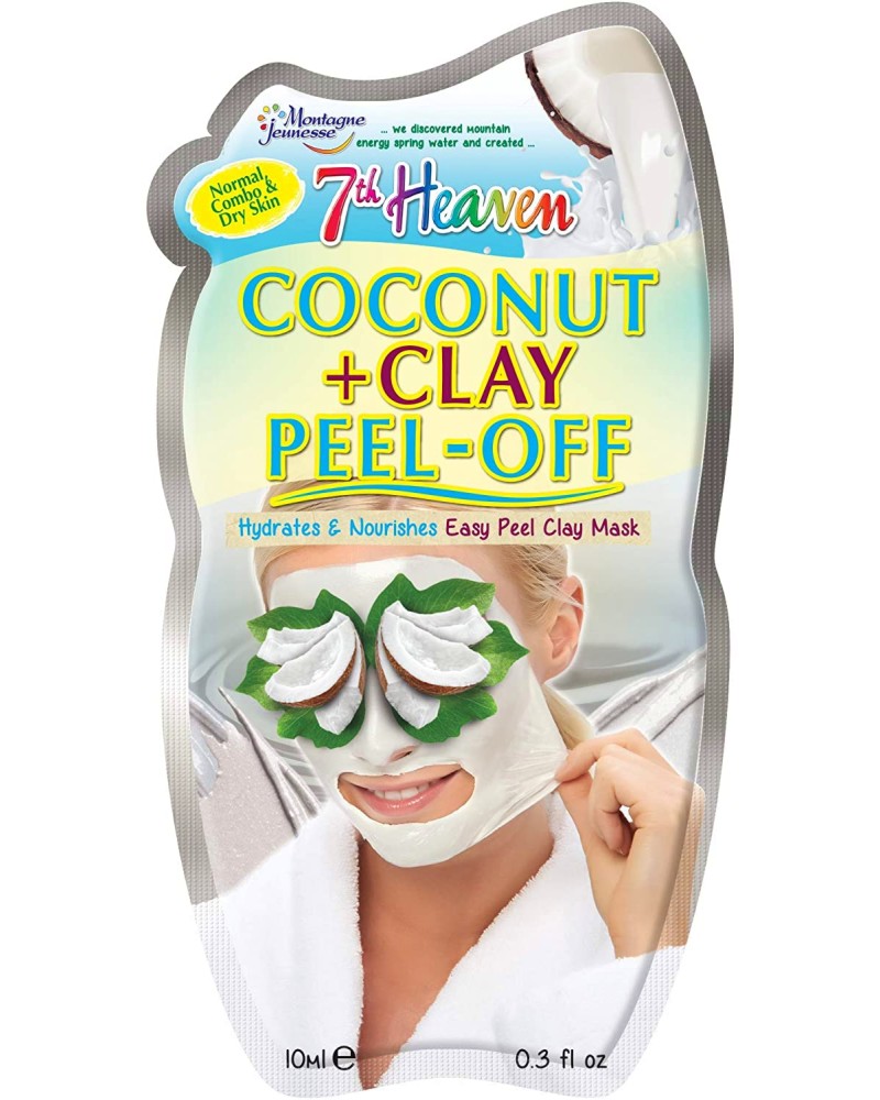 7th Heaven Coconut Clay Peel-Off Mask -        - 