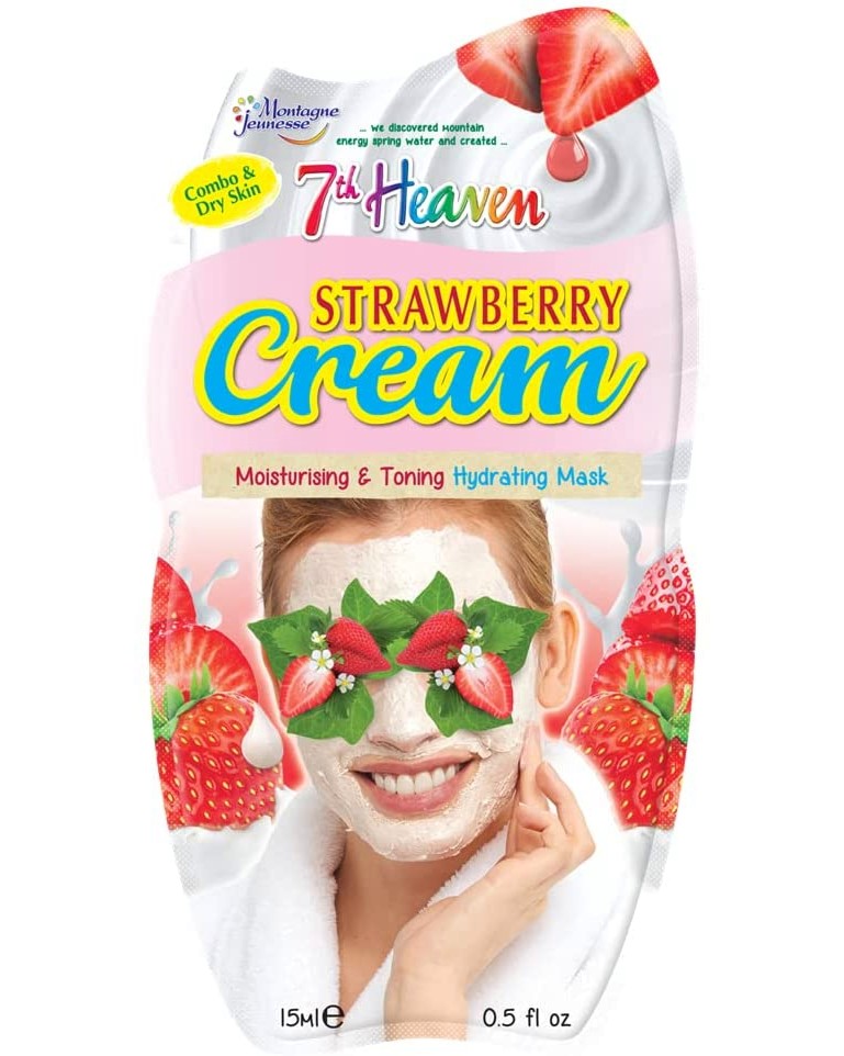 7th Heaven Sreawberry Cream Face Mask -       - 