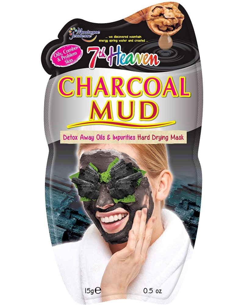 7th Heaven Charcoal Mud Face Mask -        - 