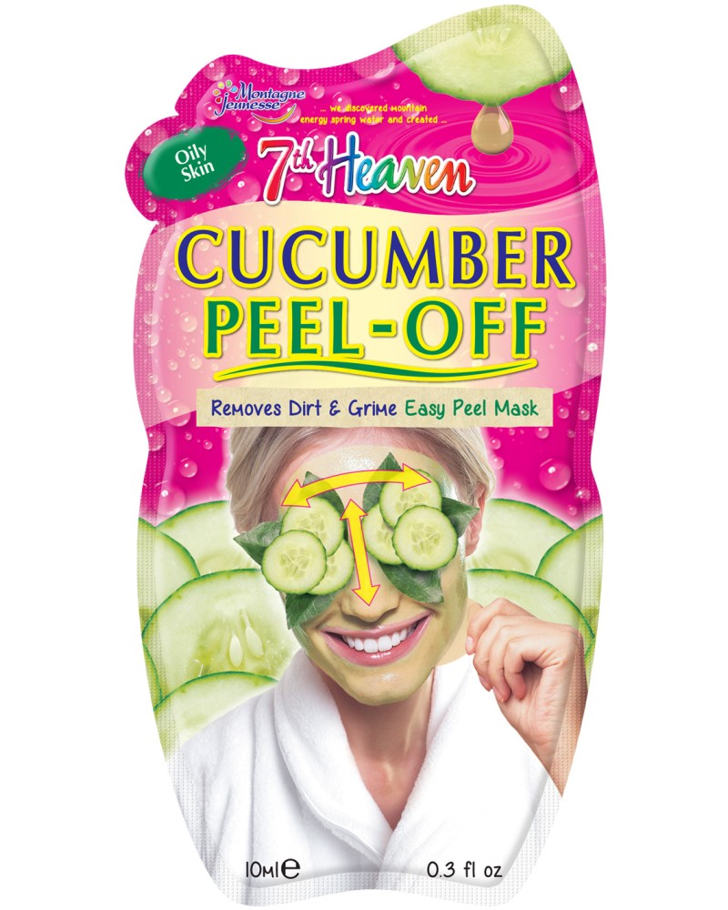 7th Heaven Cucumber Peel-Off Face Mask -        - 