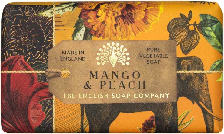 English Soap Company Mango & Peach English Soap Company Mango & Peach - Луксозен сапун с аромат на манго и праскова - сапун