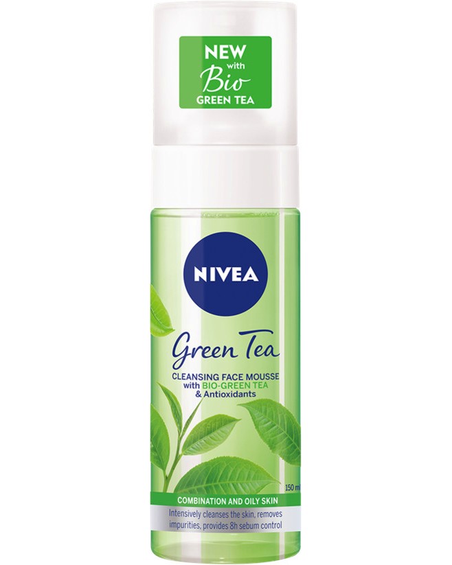 Nivea Green Tea Cleansing Face Mousse -         - 