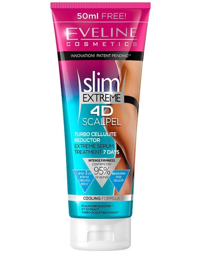 Eveline Slim Extreme 4D Scalpel Turbo Cellulite Reductor -     Slim Extreme 4D - 