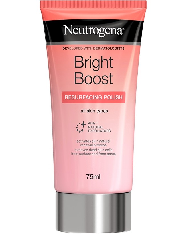 Neutrogena Bright Boost Resurfacing Polish Neutrogena Bright Boost Resurfacing Polish - Озаряващ ексфолиант за лице от серията Bright Boost - продукт