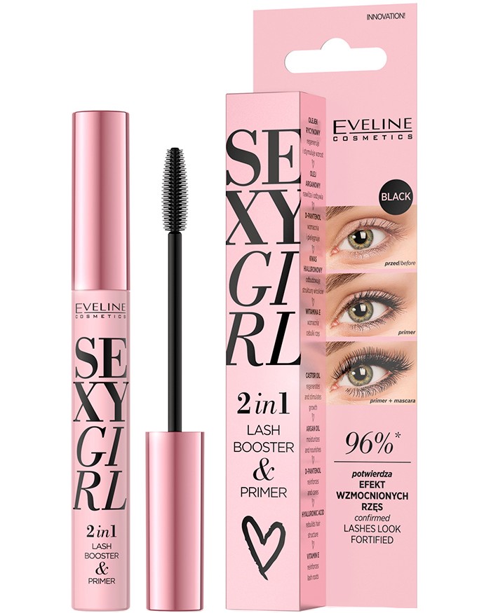 Eveline Sexy Girl Lash Booster & Primer 2 in 1 -        2  1 - 