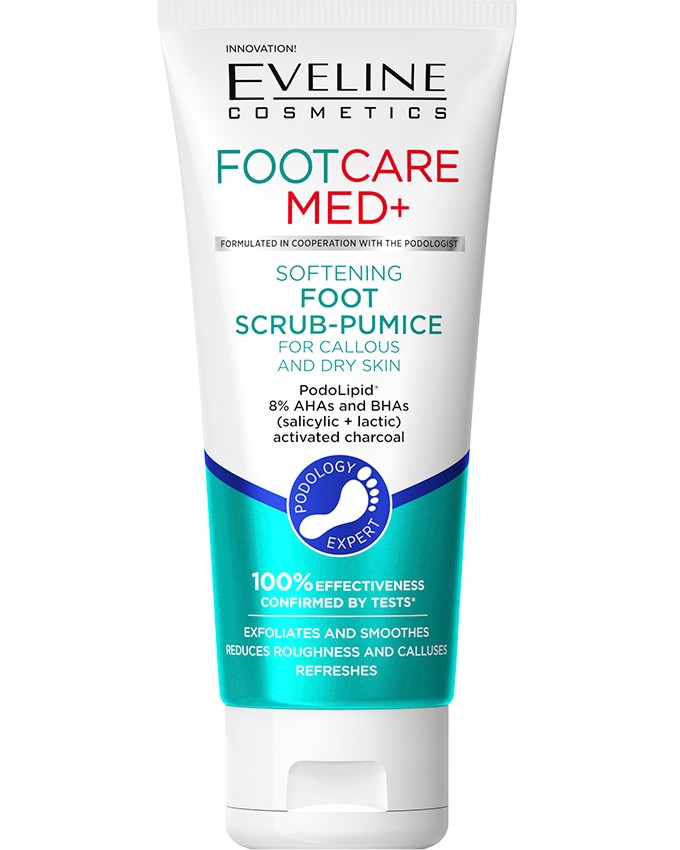 Eveline Foot Care Med+ Softening Scrub-Pumice -      - 