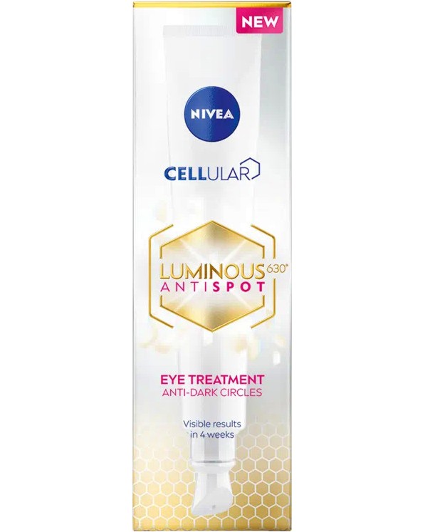 Nivea Cellular Luminous630 Anti Spot Eye Treatment - Околоочен крем против тъмни кръгове от серията Luminous630 - крем