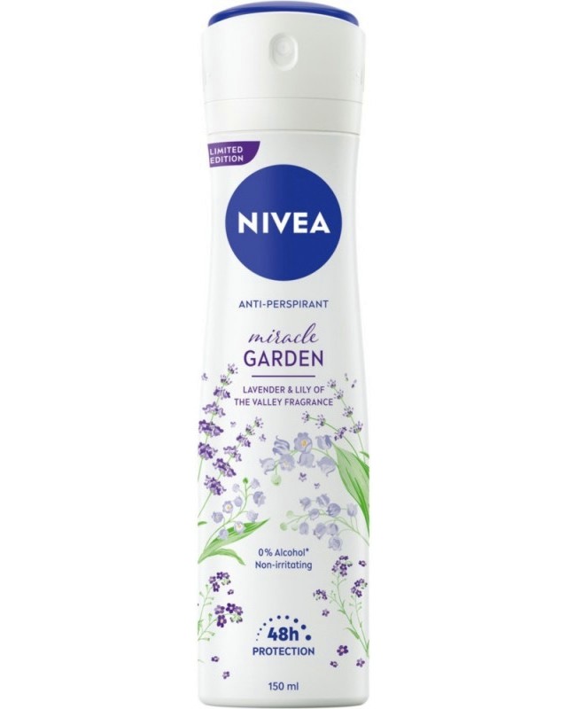 Nivea Miracle Garden Lavender & Lily of the Valley Anti-Perspirant -            - 