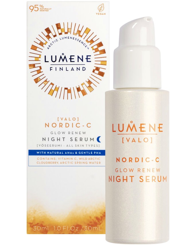 Lumene Valo Glow Renew Night Serum -       C   Valo - 