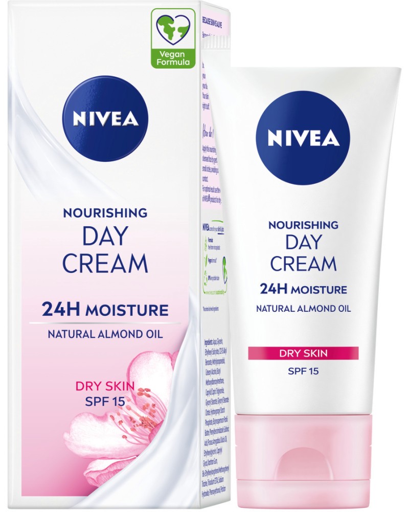 Nivea 24H Moisture Nourishing Day Cream SPF 15 -      - 