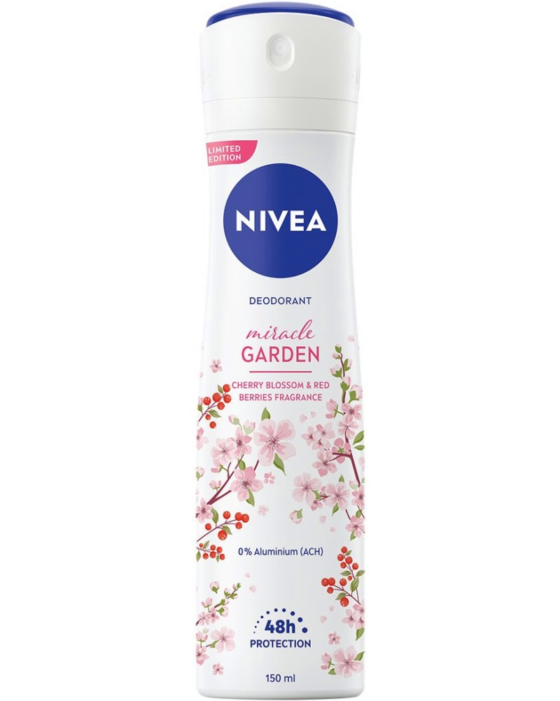 Nivea Miracle Garden Cherry Blossom & Red Berries Deodorant -             - 