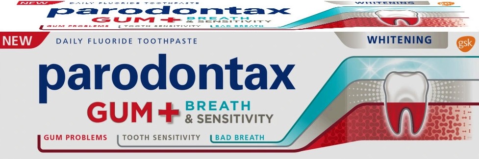 Parodontax Gum + Breath & Sensitivity Whitening -        -   