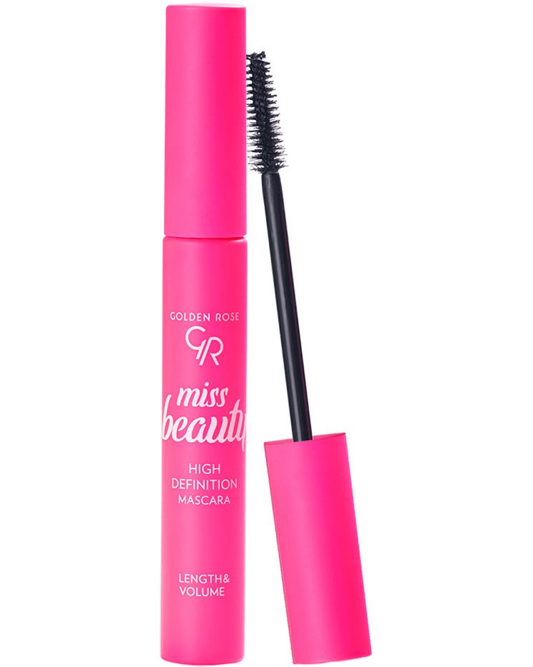 Golden Rose Miss Beauty High Definition Mascara Golden Rose Miss Beauty High Definition Mascara - Спирала за обемни и дълги мигли от серията Miss Beauty - спирала