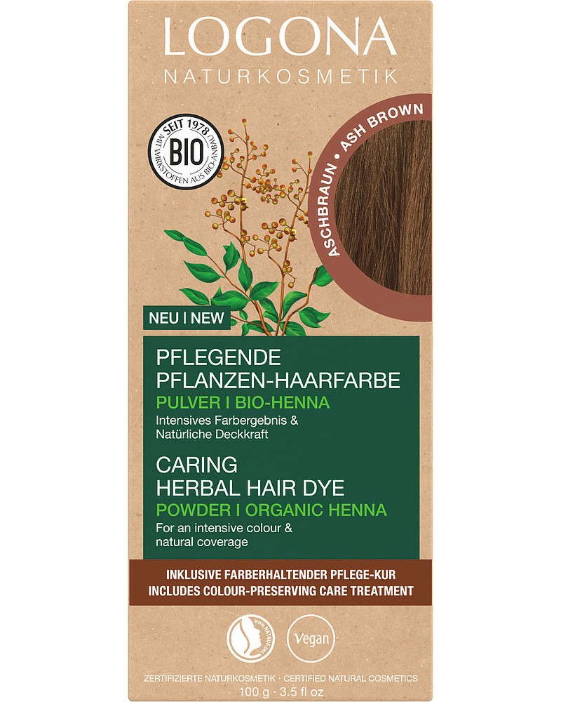 Logona Caring Herbal Hair Color Powder -        - 
