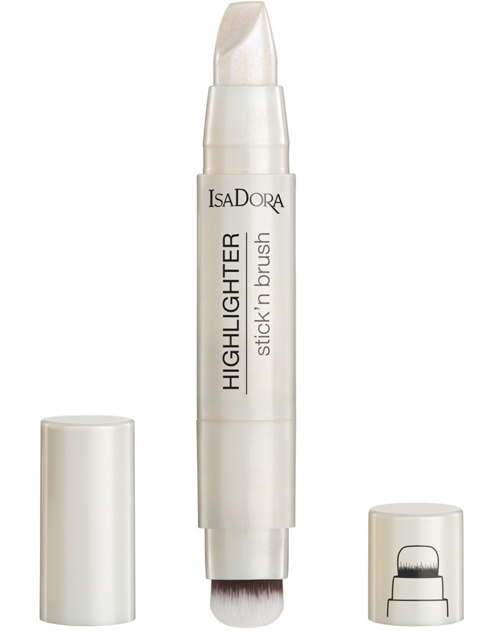 IsaDora Highlighter Stick'n Brush -       - 