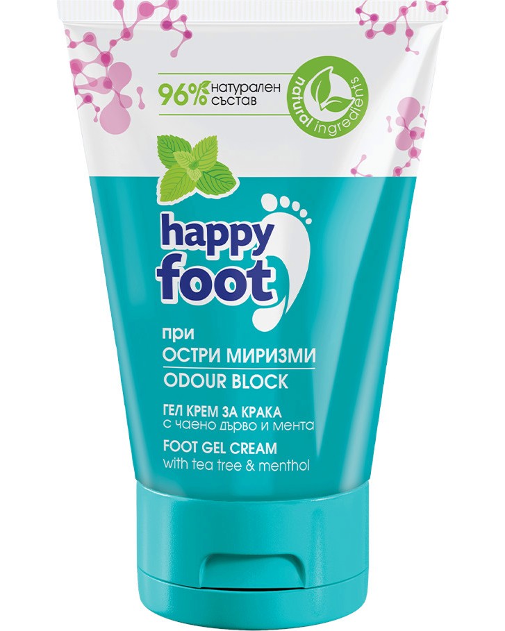 Happy Foot Odour Block Foot Cream - -      - 