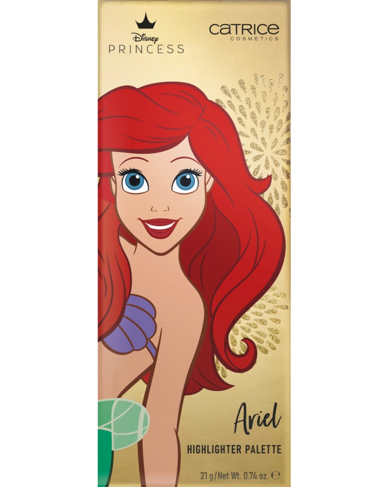 Catrice Disney Princess Ariel Highlighter Palette -   3    Disney Princess - 