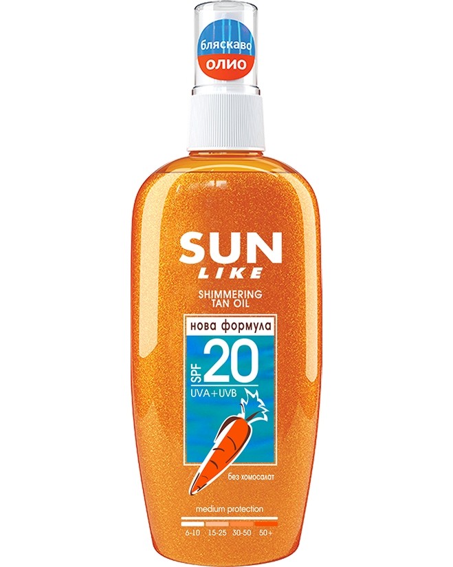 Sun Like Shimmering Tan Oil SPF 20 -        - 