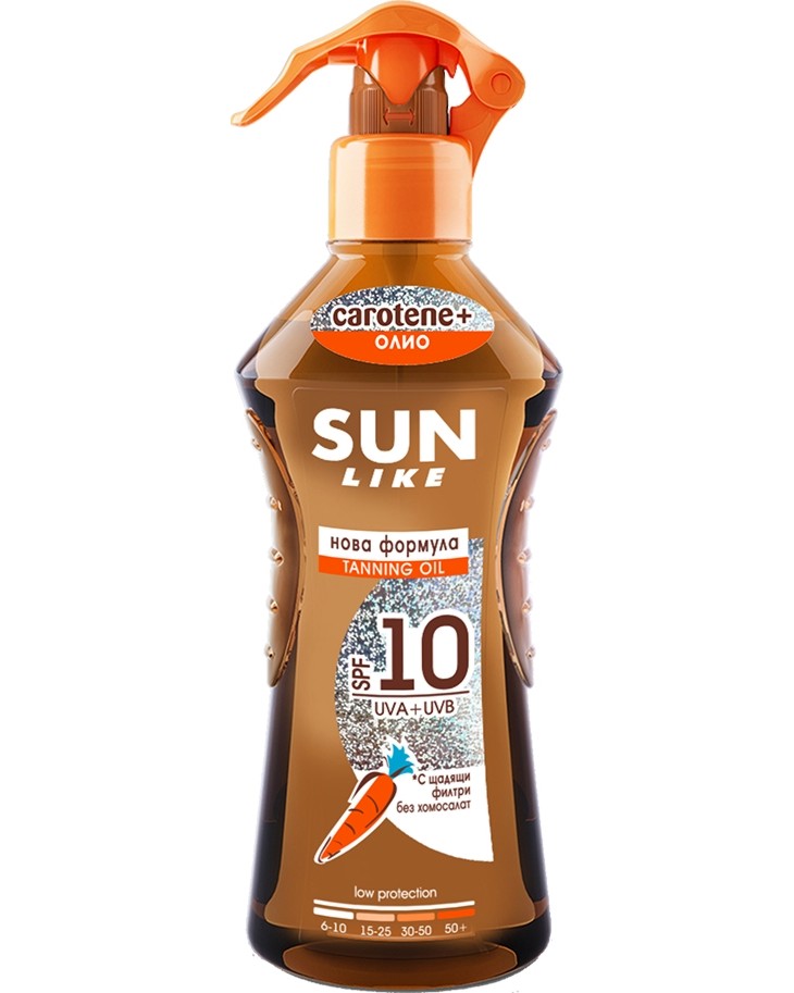 Sun Like Deep Tanning Oil Carotene+ -       E  - - 